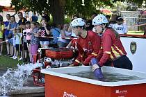 Okresní dětská liga Prostějovska v požárním útoku za sebou má 6. závod v Olšanech u Prostějova. 26.6. 2022