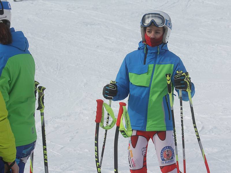 Závod v obřím slalomu Kladecká lyže 2018