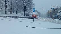 Sněhová nadílka na Plumlovsku - 28. 1. 2019
