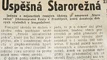 Výstřižek ze Stráže lidu z roku 1966