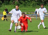 FC Kralice na Hané (v bílém). Ilustrační foto