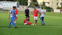 Prostějov ve druhé lize překvapivě porazil Brno 2:0.