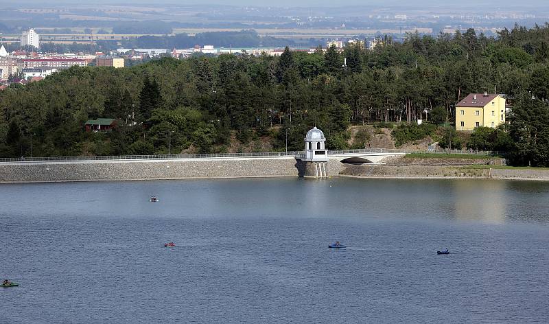 Plumlovská přehrada.