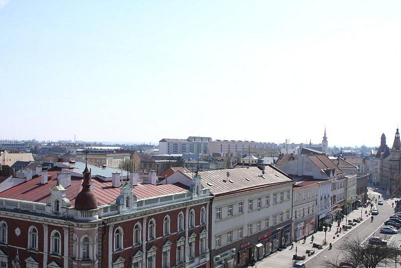 Vyhlídka z prostějovské radniční věže