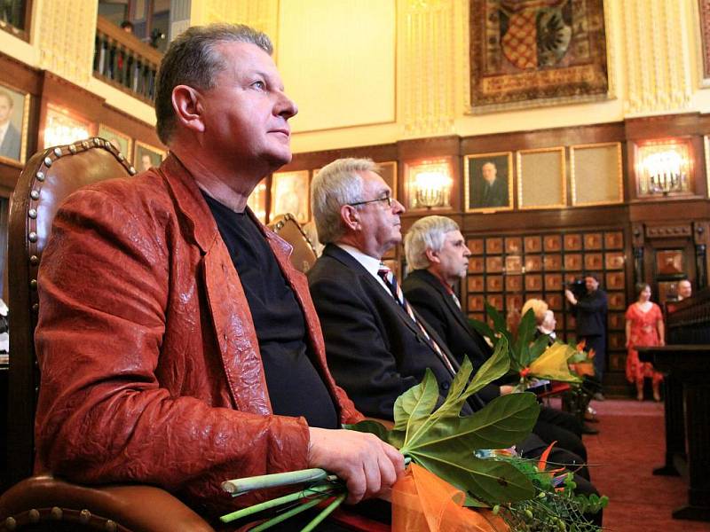 Zleva: Jiří Hubený, Karel Kavička, Pavel Marek