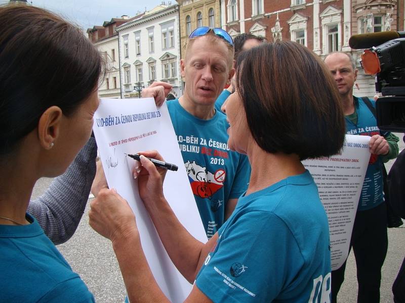 Cykloběh proti drogám v Prostějově