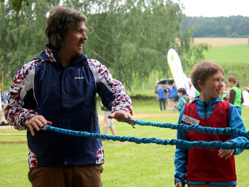 Ondřej Bank. Olympijské sportování na základní škole ve Ptení