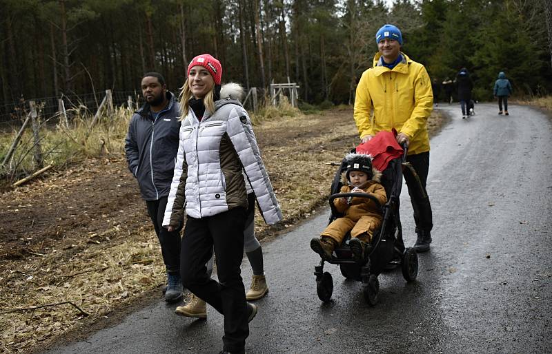 Přivítat Nový rok přišlo na nejvyšší hanáckou horu Velký Kosíř více než dva tisíce lidí. 1.1. 2022