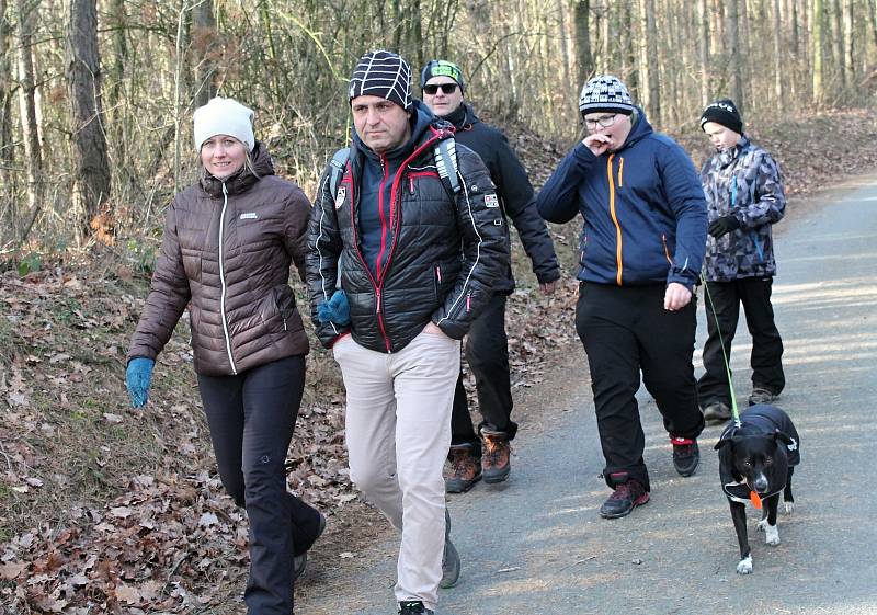 Tradiční novoroční výšlap na Velký Kosíř, se tentokrát vydařil. 1.1. 2020