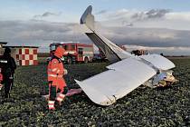 Nehoda ultralehkého letadla se stala ve středu 1. února 2023 na stichovickém letišti u Mostkovic na Prostějovsku.
