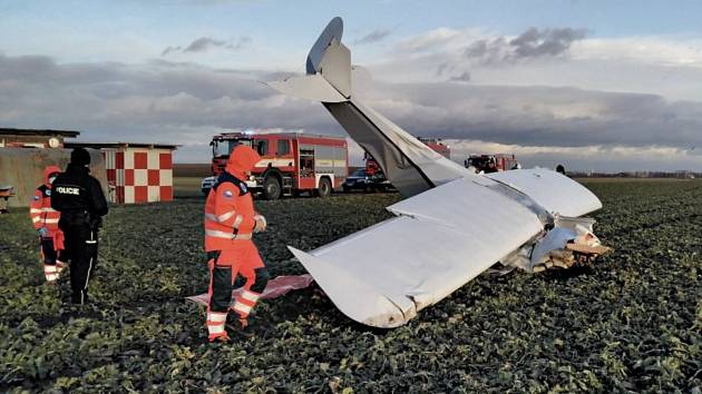 Nehoda ultralehkého letadla se stala ve středu 1. února 2023 na stichovickém letišti u Mostkovic na Prostějovsku.