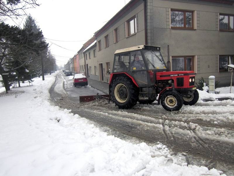 Nedělní obleva Olšany u Prostějova