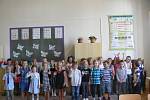 První školní den prvňáčků na ZŠ Palackého v Prostějově