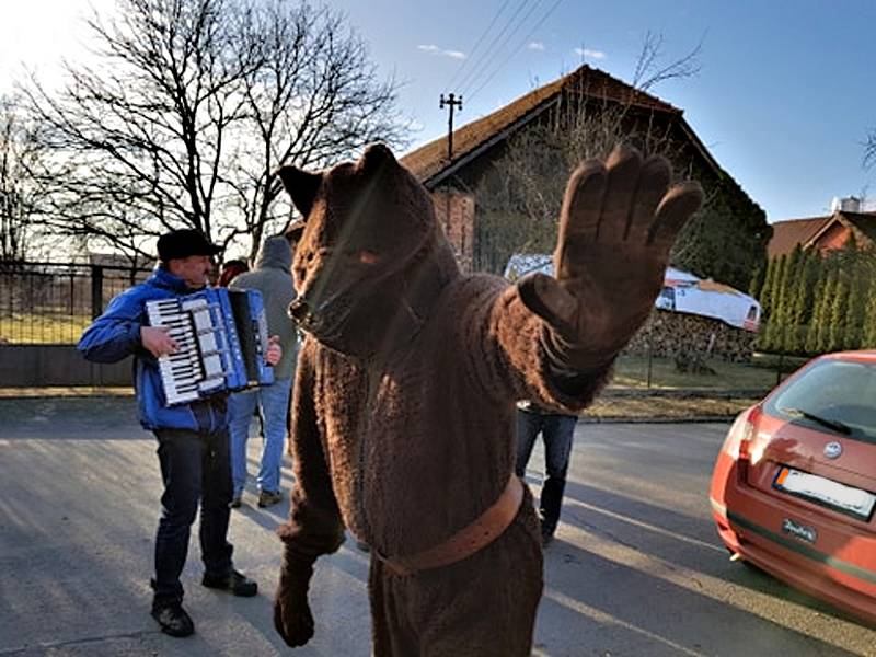 Masopustní průvod ve Skaličce