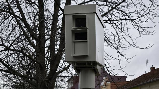 Prostějovské řidiče hlídají stacionární radary. Instalovány jsou v Brněnské, Dolní a Olomoucké ulici. Radar v Dolní ulici.