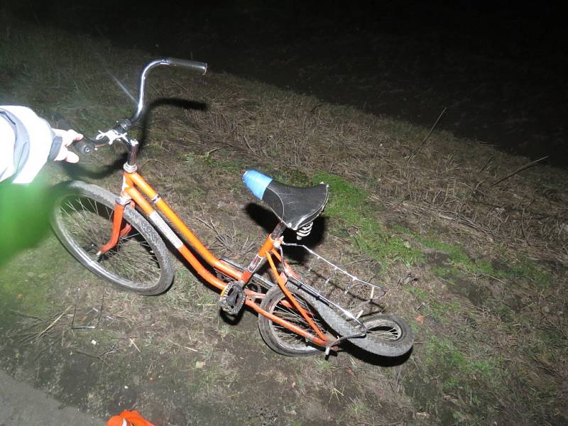 Nehoda cyklisty v Bedihošti