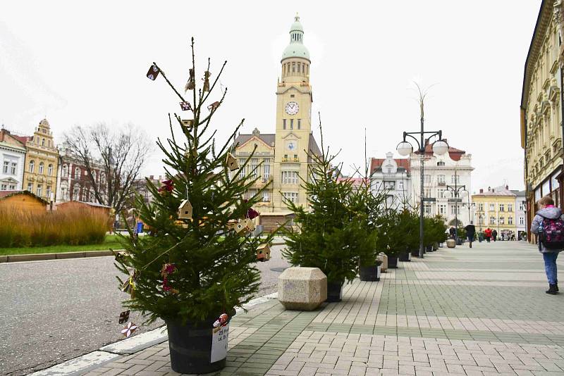 Zdobení vánočního stromu a malých vánočních stromků v Prostějově - 27. listopadu 2019