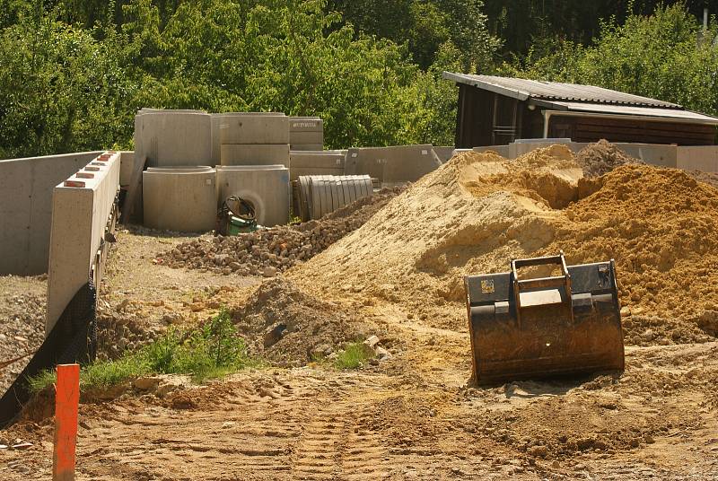 Stavba krajského policejního rekreačního a školícího střediska u plumlovské přehrady - 17. července 2020