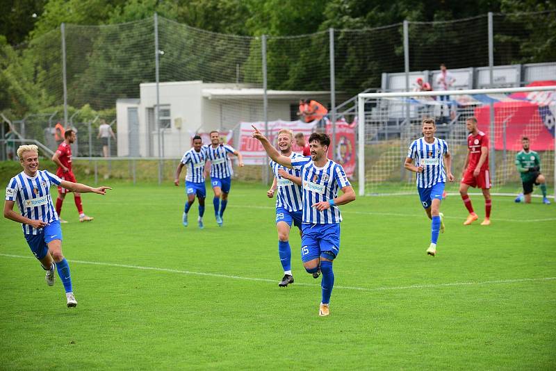 2. kolo FNL mezi celky 1. SK Prostějov a FK Fotbal Třinec