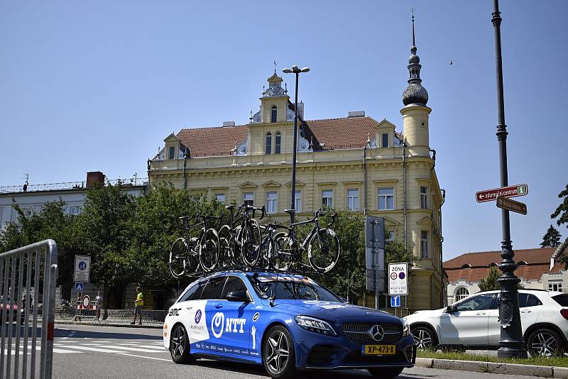 Czech cycling tour 2020 - start druhé etapy v Prostějově. 7.8. 2020