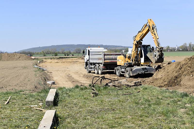 Stavba severního obchvatu Prostějova - 23. 4. 2020