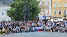 Demonstrace proti Andreji Babišovi na náměstí T. G. Masaryka v Prostějově - 11. 6. 2019