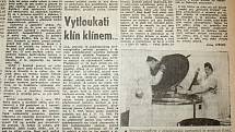 Výstřižek ze Stráže lidu z roku 1966