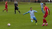 Prostějov (v modro-bílém) remizoval s Brnem 0:0.