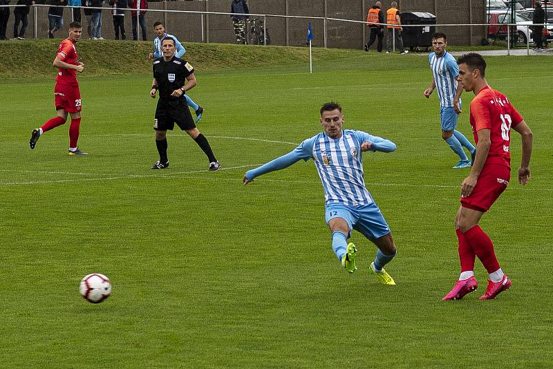 Prostějov (v modro-bílém) remizoval s Brnem 0:0.