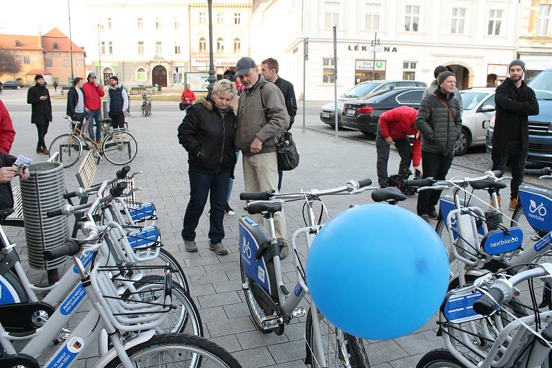 Start projektu sdílených kol v Prostějově