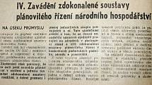 Výstřižek ze Stráže lidu z roku 1966