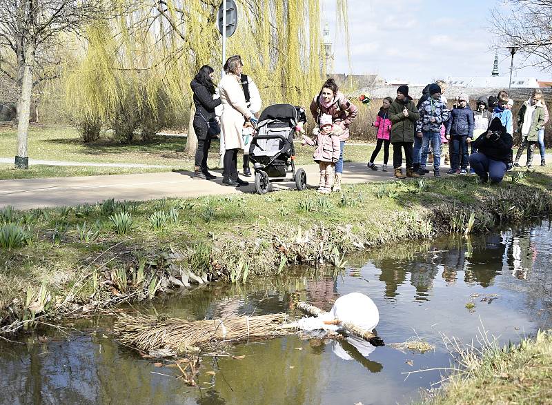 Vynášení smrtky v Prostějově. 4. 4. 2022