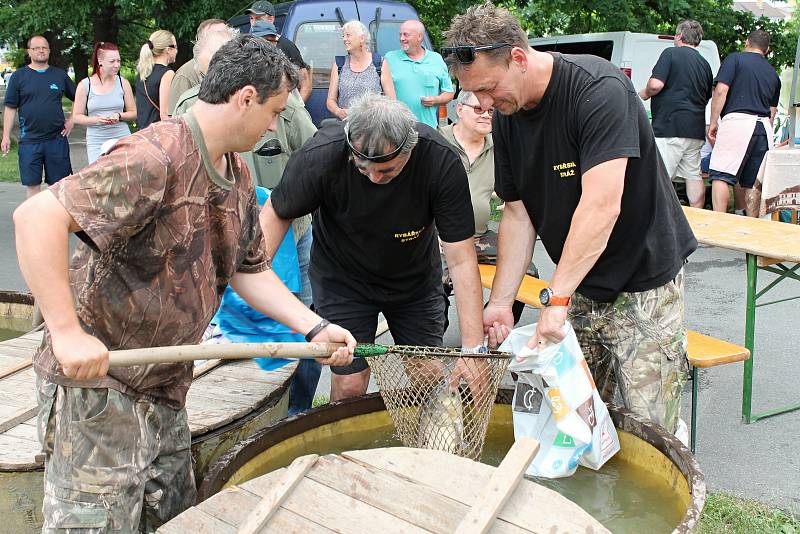 Rybářské závody na Drozdovickém rybníku