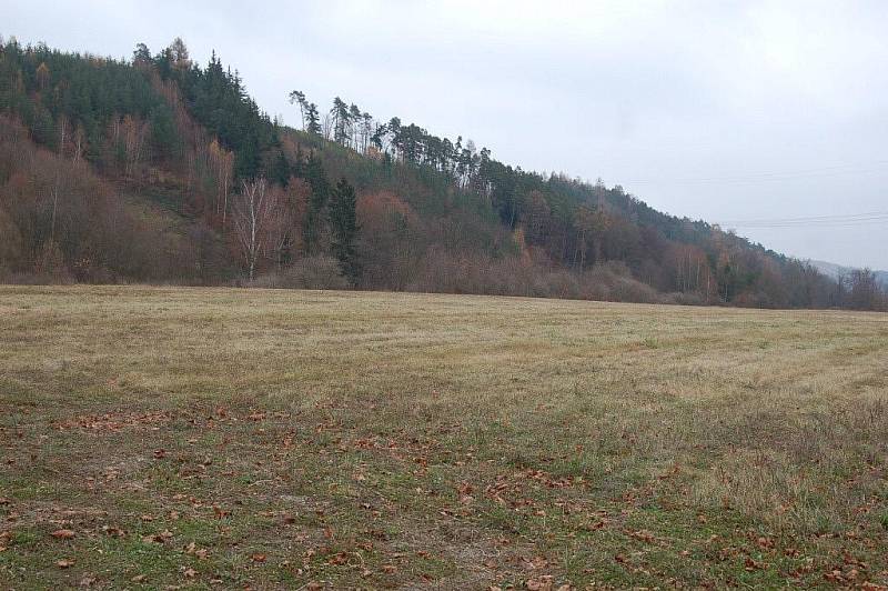 V těchto místech u Konice vyroste nová hasičárna a heliport