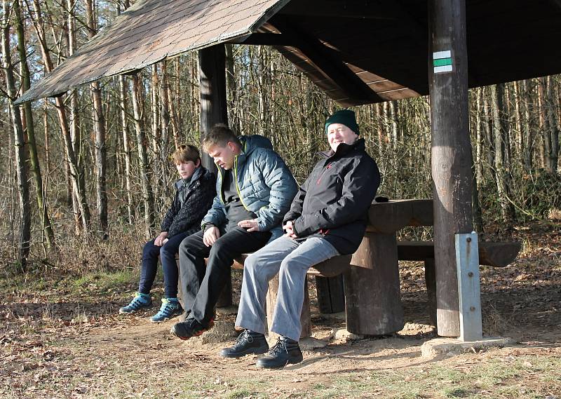 Tradiční novoroční výšlap na Velký Kosíř, se tentokrát vydařil. 1.1. 2020