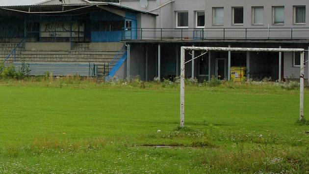 Fotbalový stadion ve Sportovní ulici v Prostějově