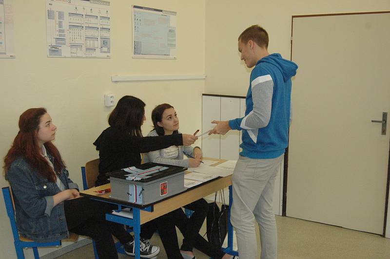 Do studentských voleb se zapojili i studenti Střední odborné školy podnikání a obchodu