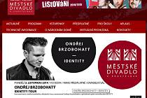 Webové stránky Městského divadla v Prostějově