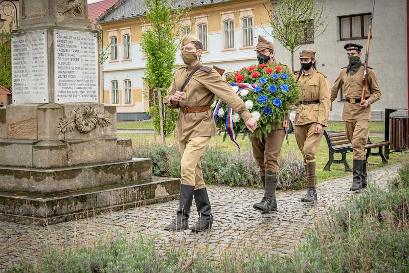 Připomínka 75 let od konce druhé světové války v Němčicích nad Hanou