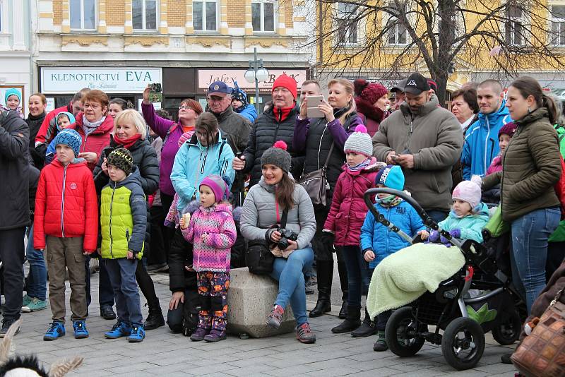 Od sobotního rána se centrem Prostějova rozpoutalo masopustní veselí. 22.2. 2020