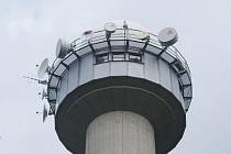 Den otevřených dveří na meteorologické stanici u Benešova - radarová věž.