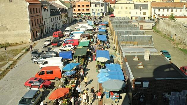 Stávající tržnice v centru města