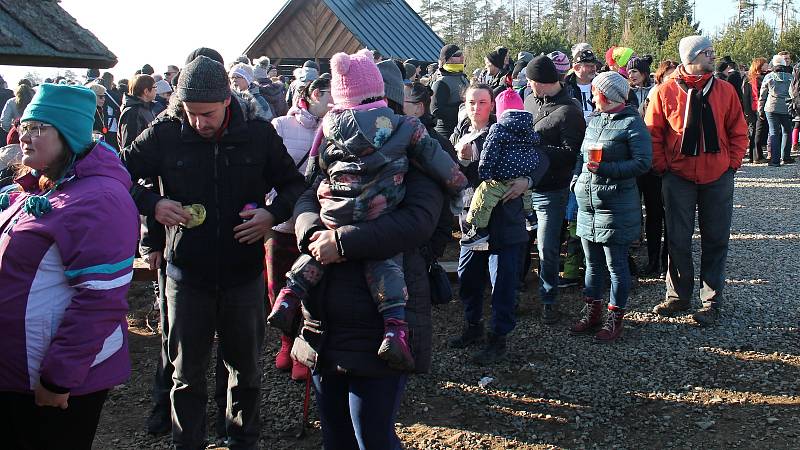 Novoroční výšlap na Velký Kosíř, 1.1. 2020