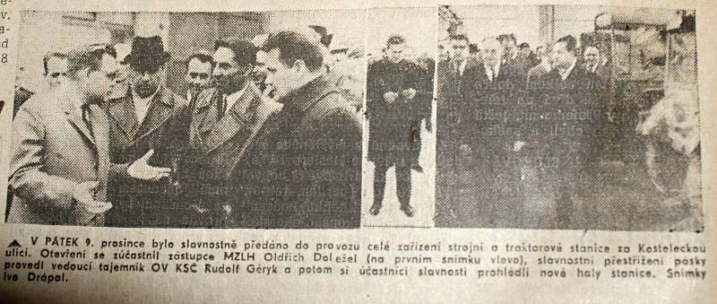 Výstřižek ze Stráže lidu z roku 1966