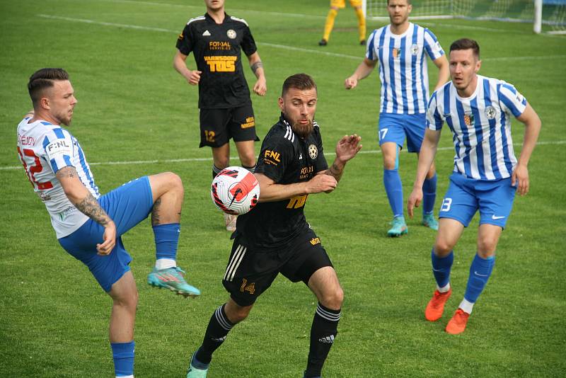 Fotografie ze zápasu 29. kola FNL mezi celky 1. SK Prostějov a FK Varnsdorf