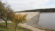 Hráz plumlovské přehrady po rekonstrukci