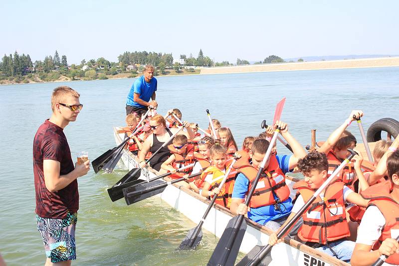 Jedenáctý ročník závodů dračích lodí Plumlovský drak, se uskutečnil v sobotu 31.8. 2019.