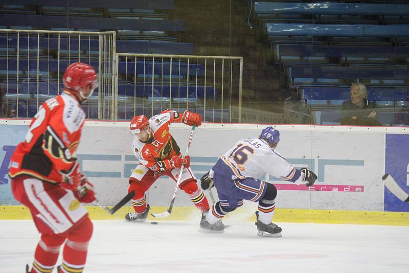 2. kolo WSM Ligy, LHK Jestřábi Prostějov - HC Stadion Litoměřice 1:4 (1:0, 0:1, 0:3)