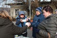 Již šestým rokem se mohou v mrazivých dnech těšit prostějovští bezdomovci na výdej teplých polévek. 7.1. 2020