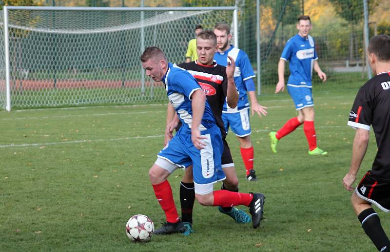 Mistrovské utkání III. třídy OFS Prostějov mezi Sokolem Olšany a FC Kostelec na Hané B.